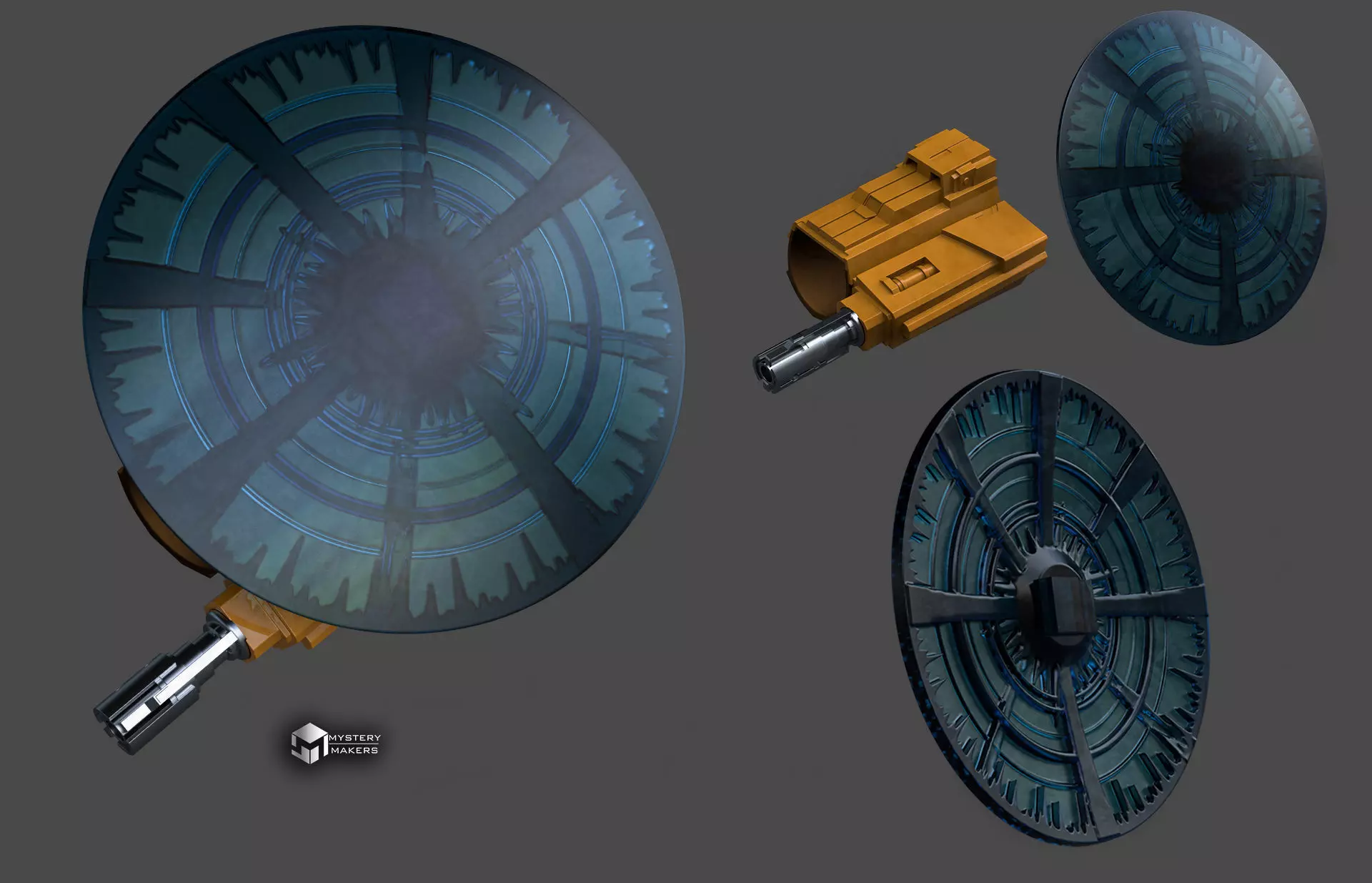 Paz Vizsla left gauntlet 3D print model_0