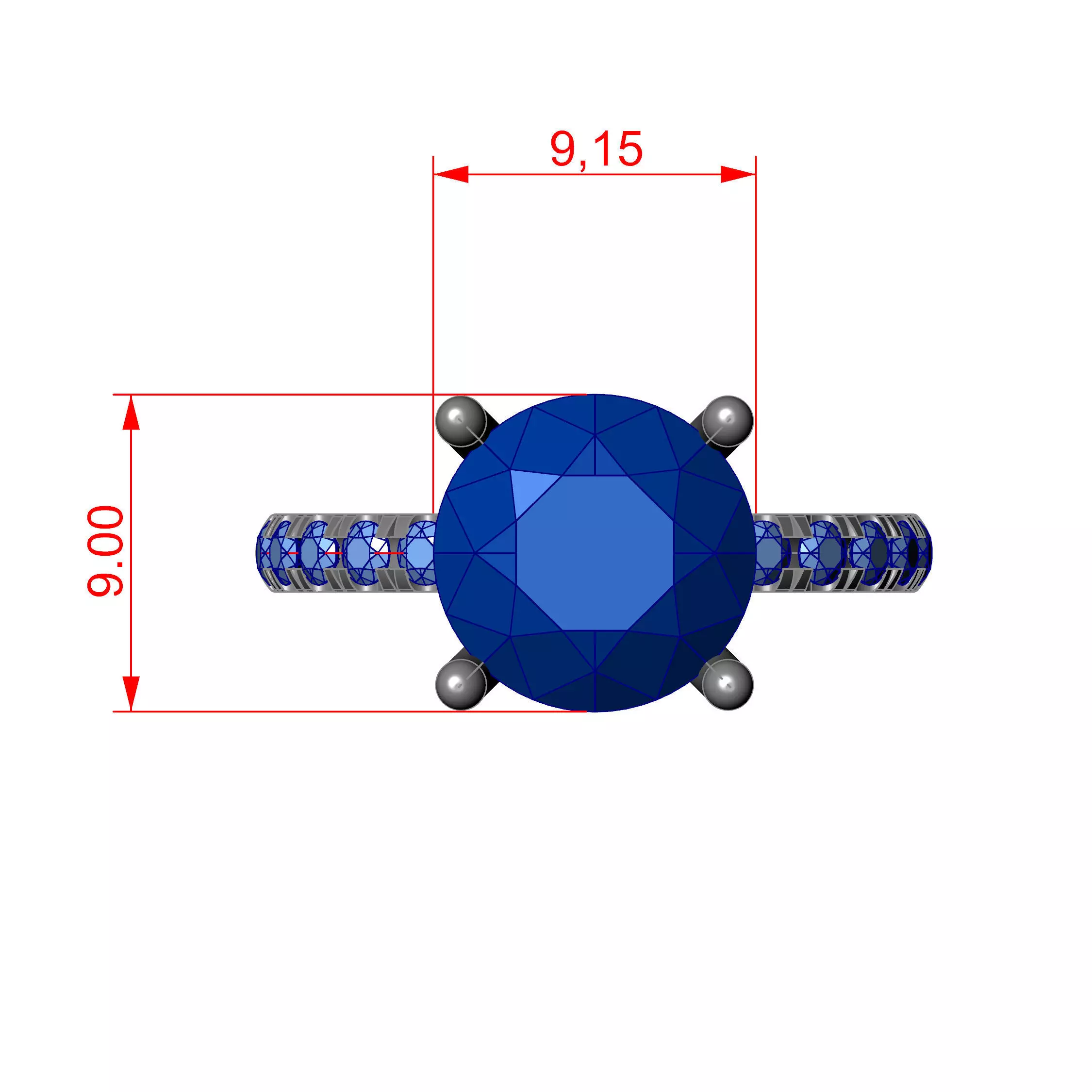 Solitaire Rig 3D print model_5