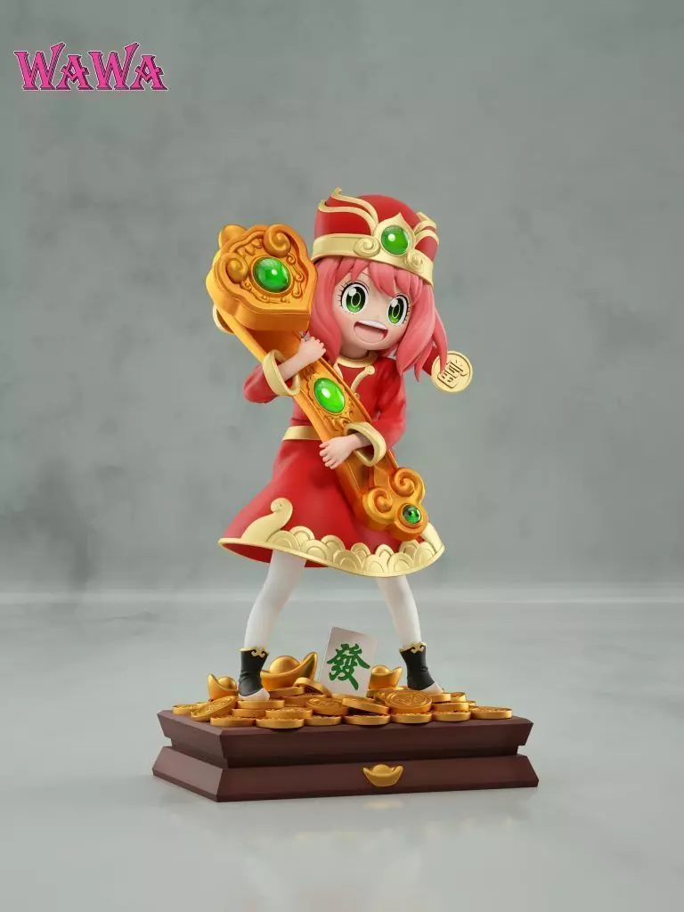 Wealth God Anya Forger 3D print model_0