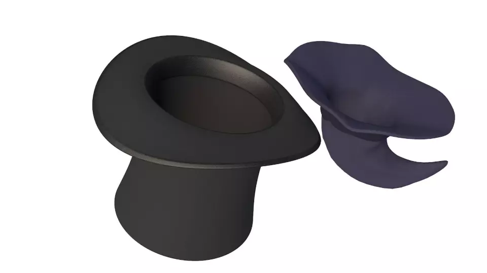 Hat Collection 3D model_11