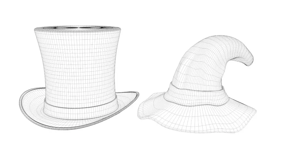 Hat Collection 3D model_22