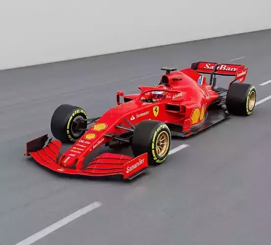 Ferrari SF21  Symphony of Speed and Aerodynamics