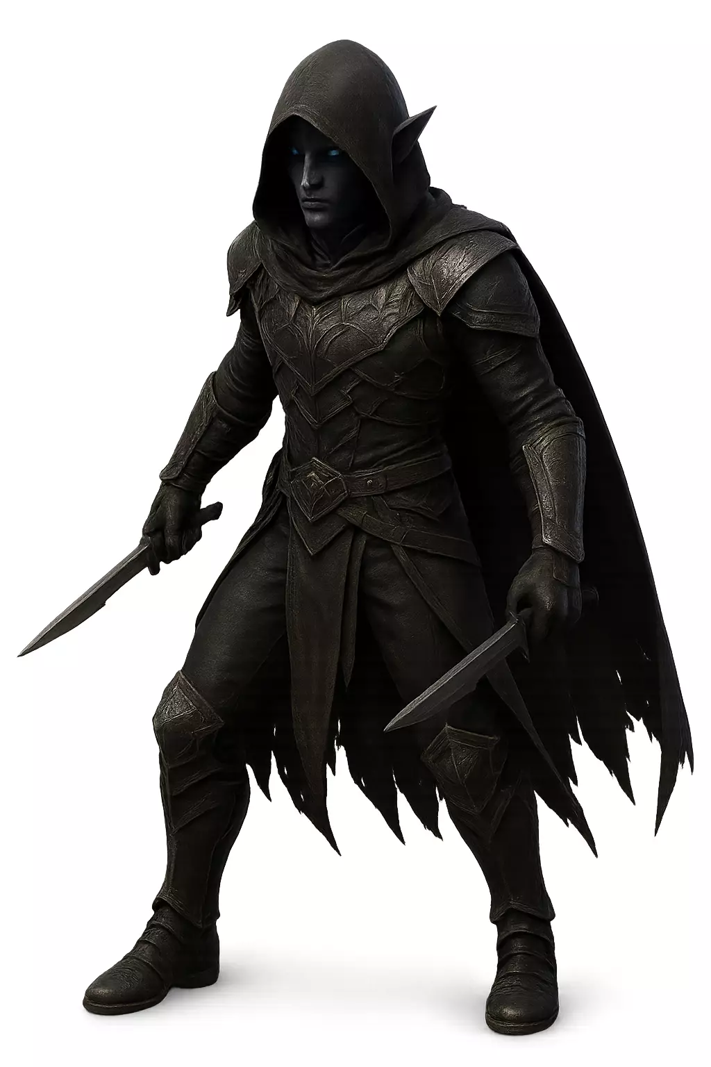 Dark Elf Assassin 3D model