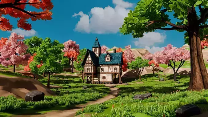 Medieval House 11 With Environment