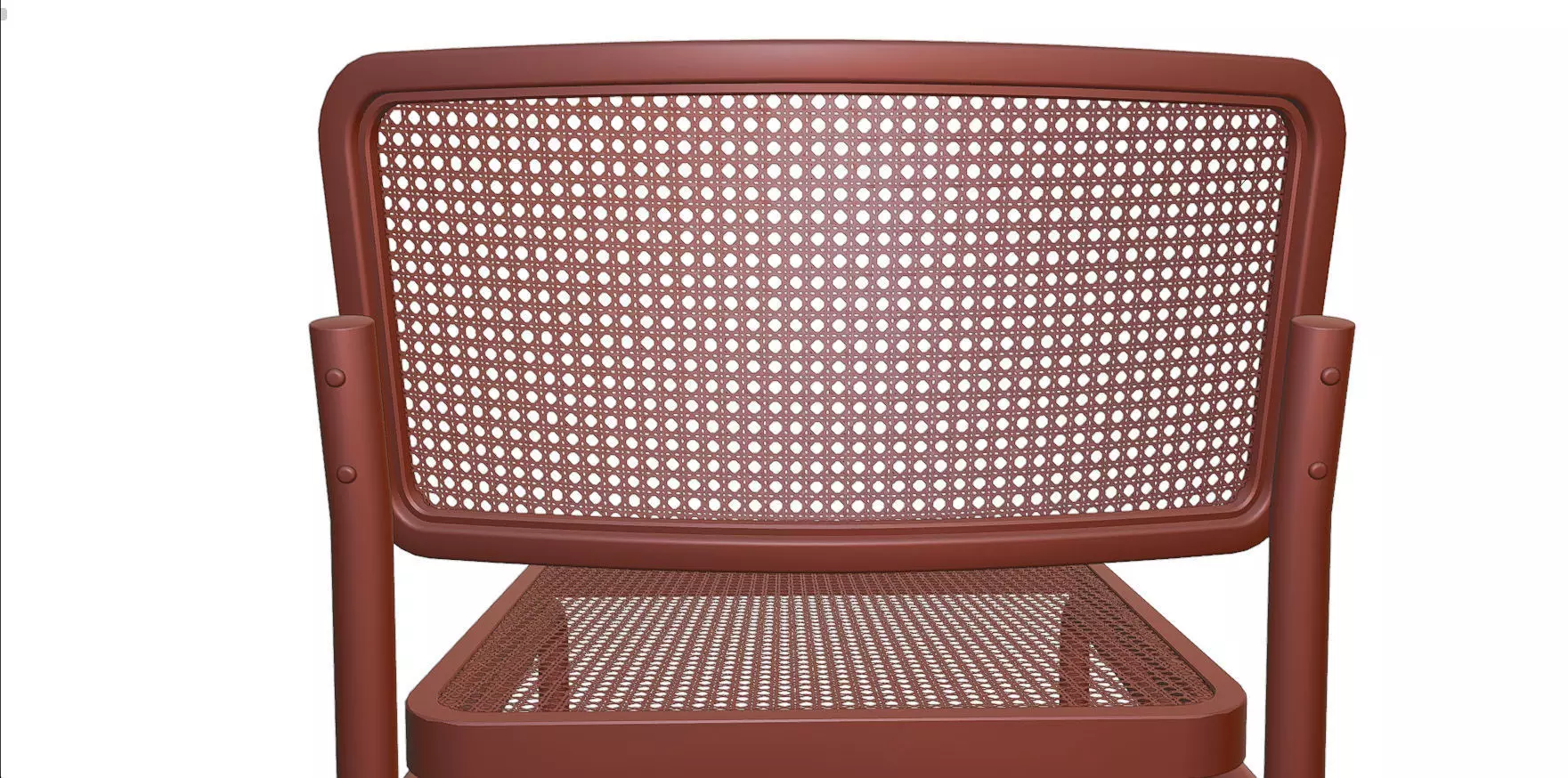 Dining Table and Franesca Chair Low-poly 3D model_34