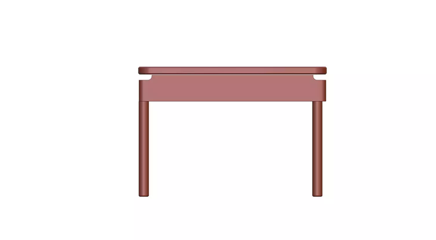 Dining Table and Franesca Chair Low-poly 3D model_6