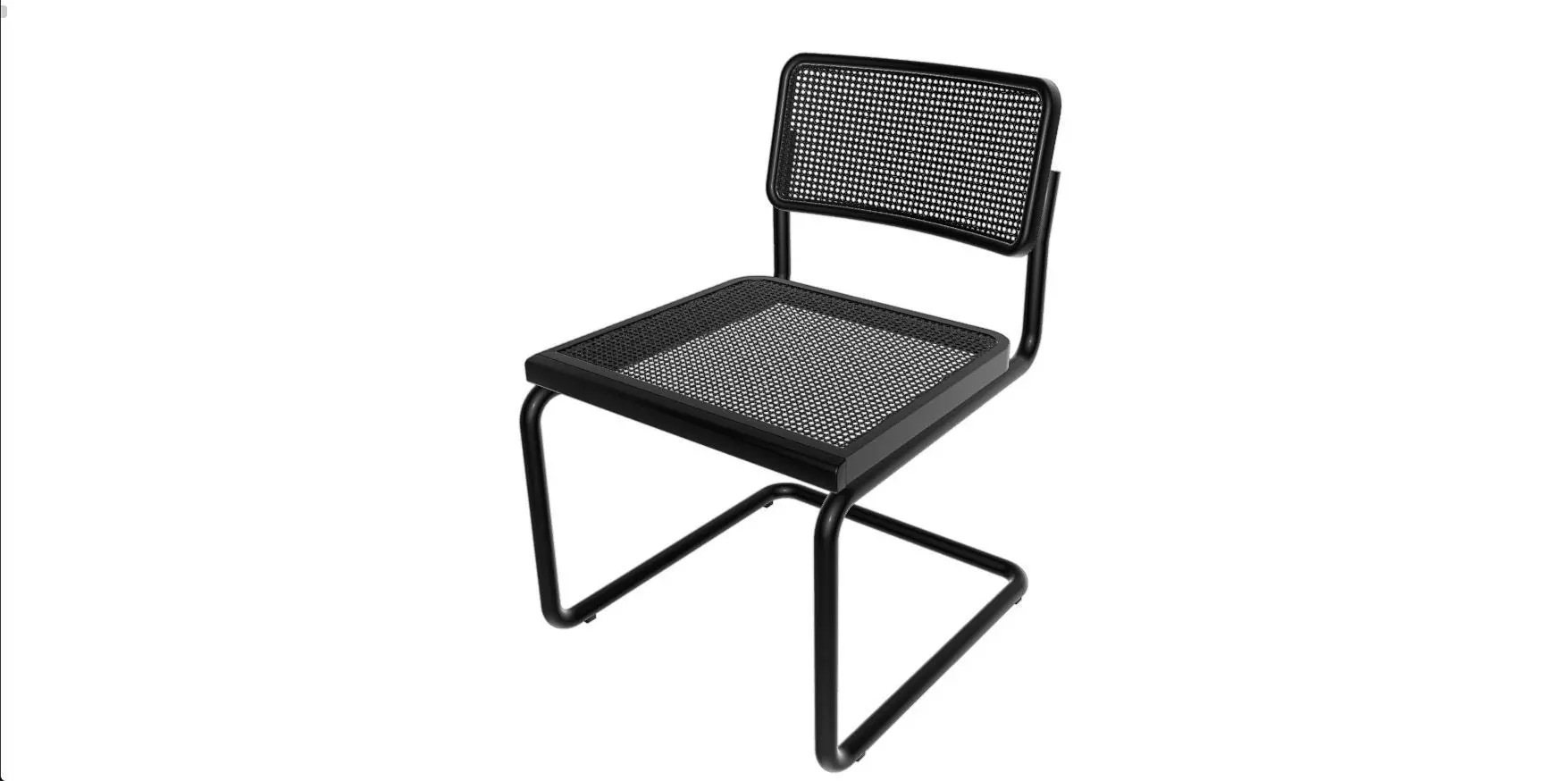 Dining Table and Franesca Chair Low-poly 3D model_16