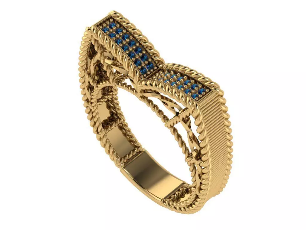 Ready Women Ring STL 3D Models 3D print model_0
