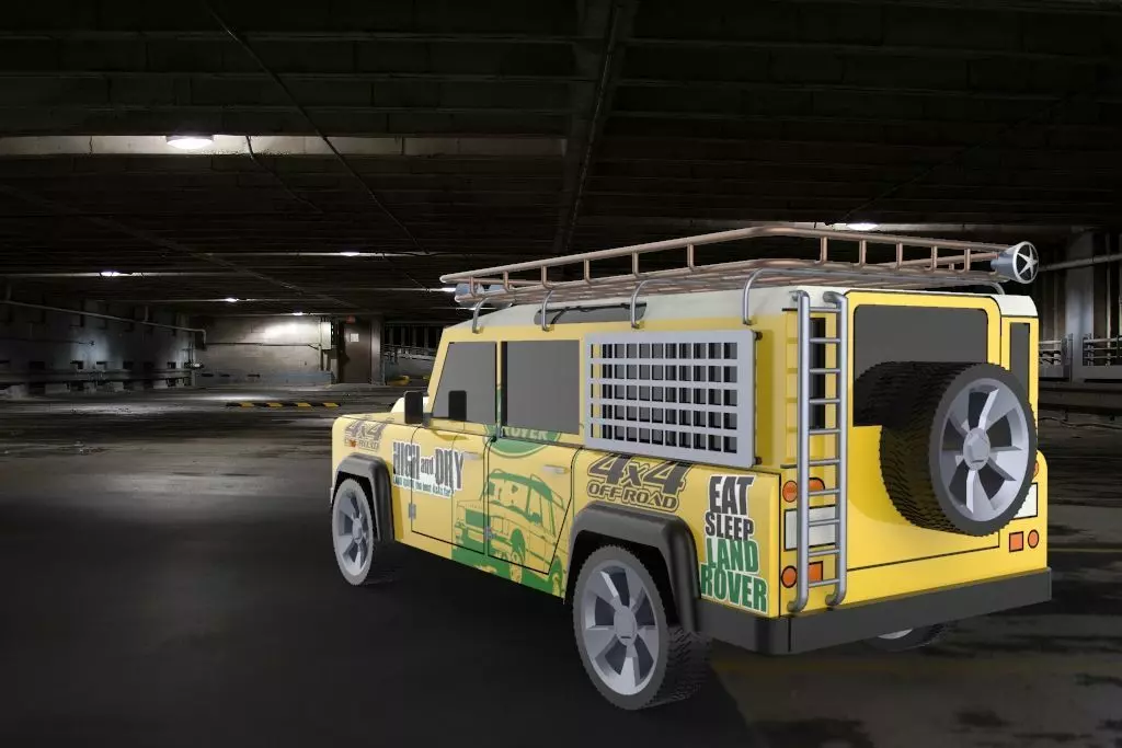 Land Rover Defender 3D Model 3D model_1