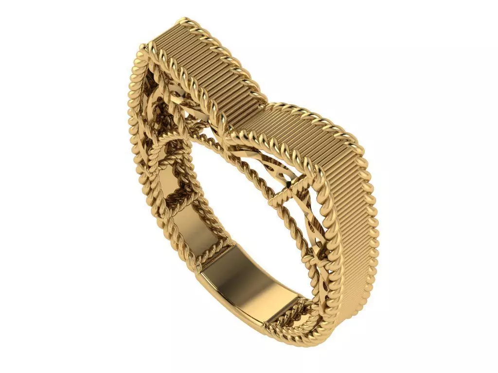 Ready Women Ring STL 3D Models 3D print model_0