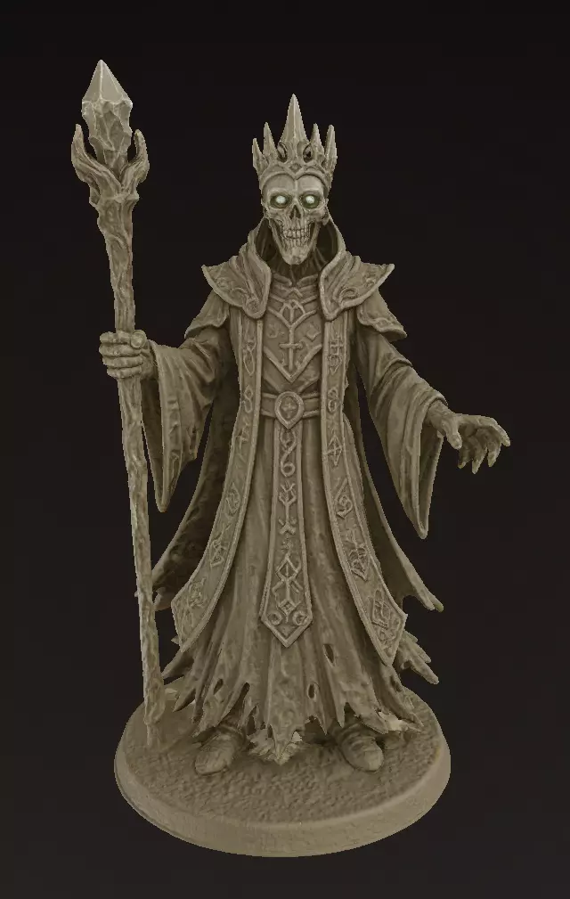 Necrotic Lich 3D model