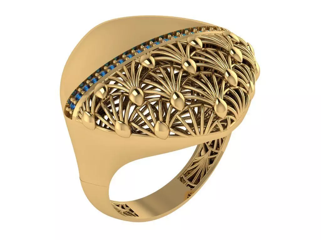 Ready Women Ring STL 3D Models 3D print model_0