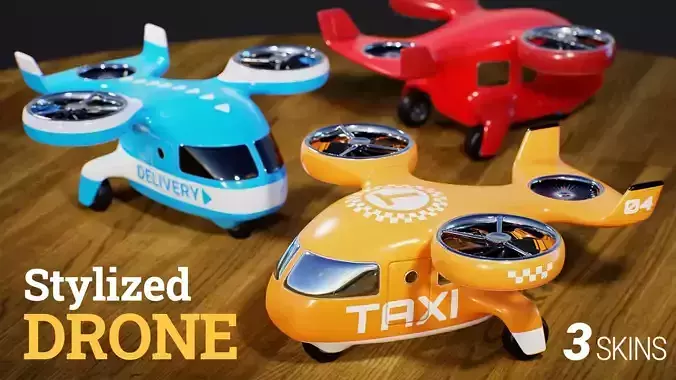 Stylized Drone Toy