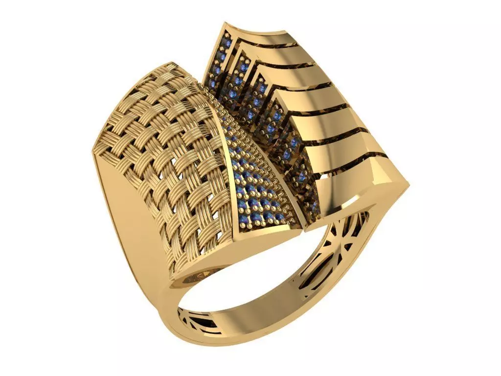 Ready Women Ring STL 3D Models 3D print model_0