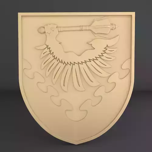 Emblem of Ukraine  3D print model