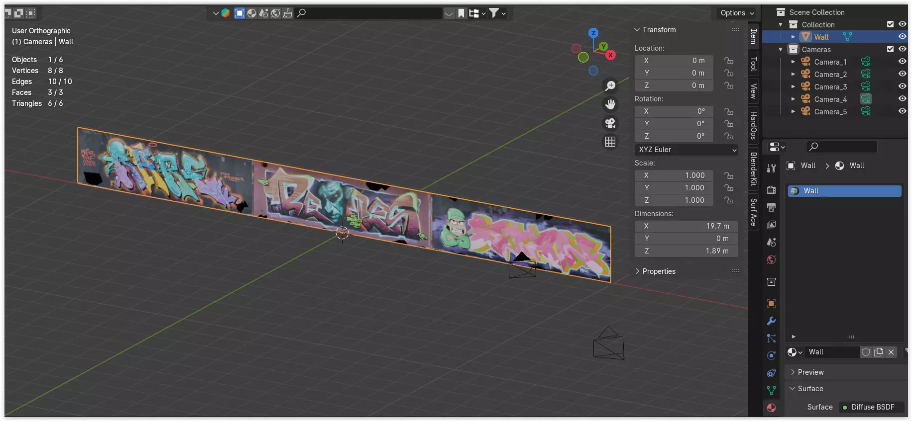 Big graffiti wall V 3D model_9