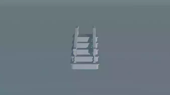 3D Staircase STL Model