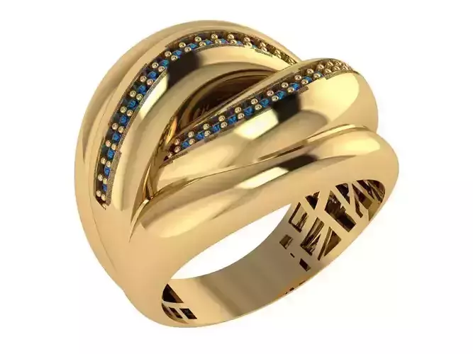 Ready Women Ring STL 3D Models  3D print model