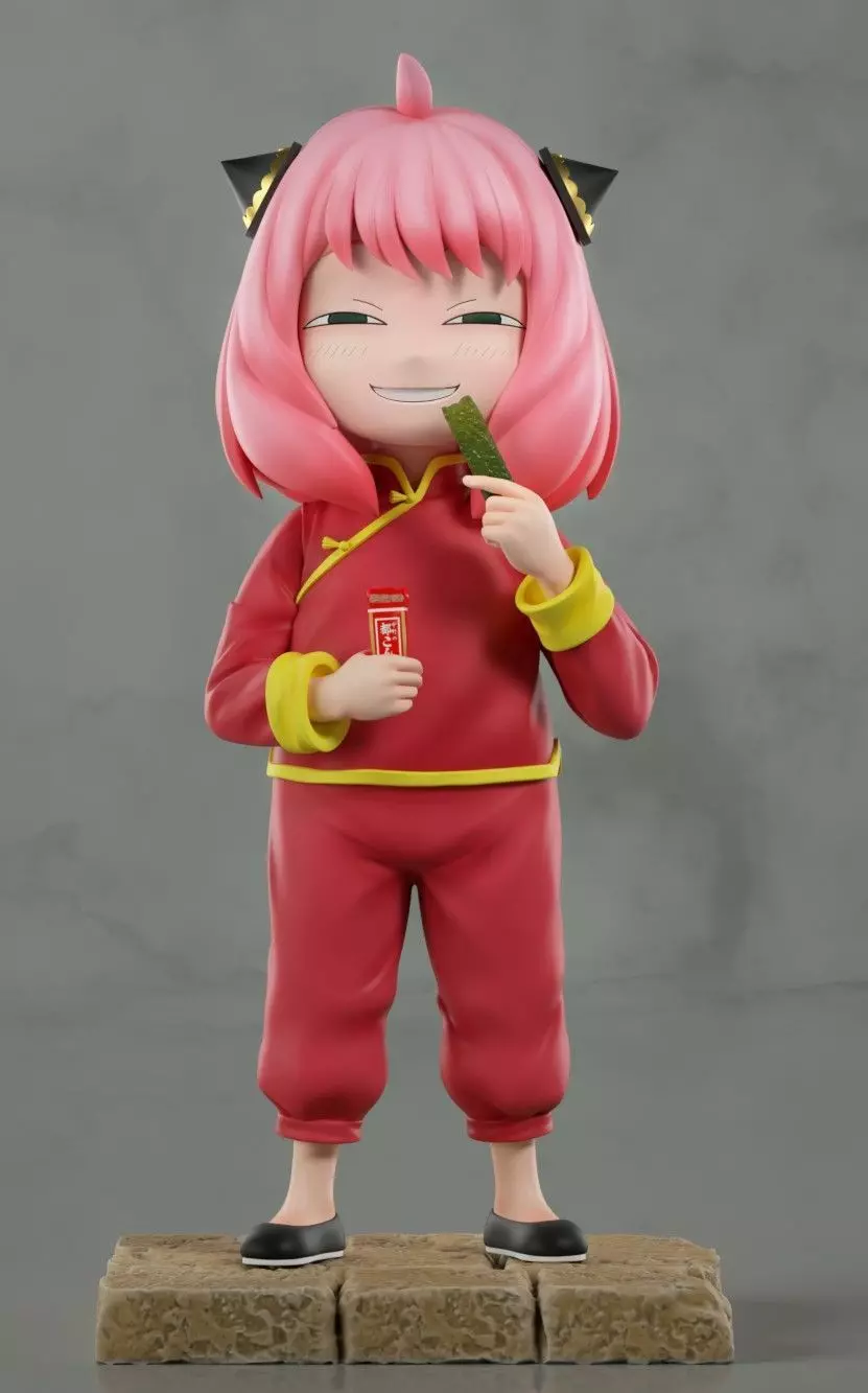 anya eat 3D print model_0