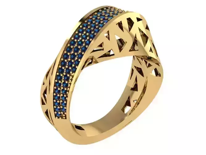 Ready Women Ring STL 3D Models  3D print model