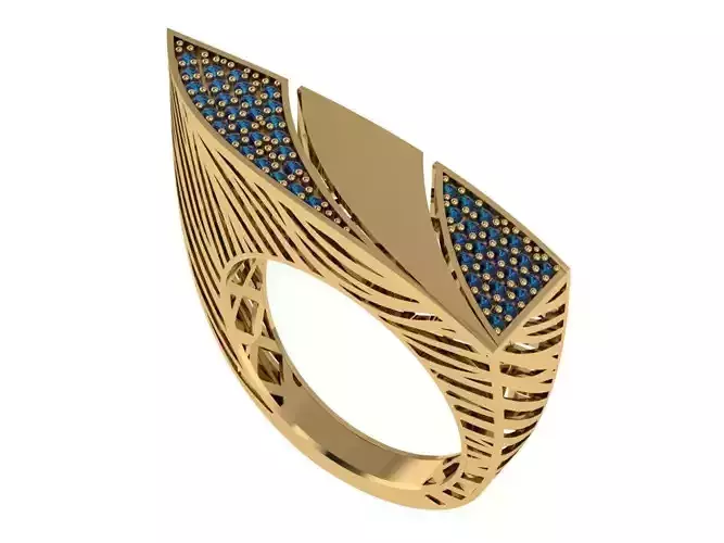 Ready Women Ring STL 3D Models  3D print model