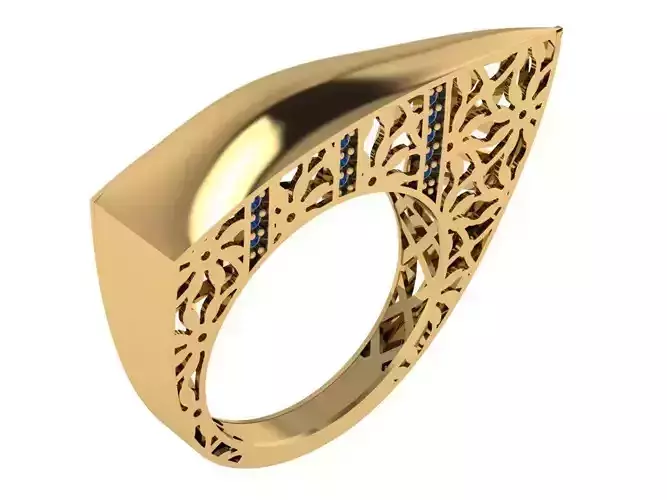 Ready Women Ring STL 3D Models  3D print model