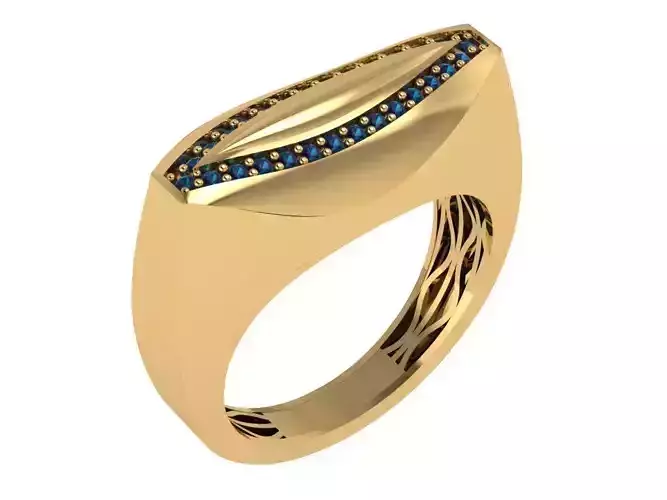 Ready Women Ring STL 3D Models  3D print model