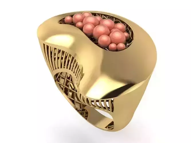 Ready Women Ring STL 3D Models  3D print model