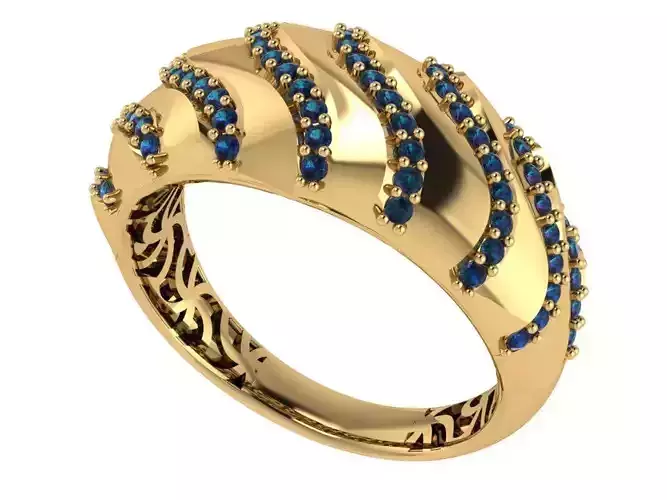 Ready Women Ring STL 3D Models  3D print model