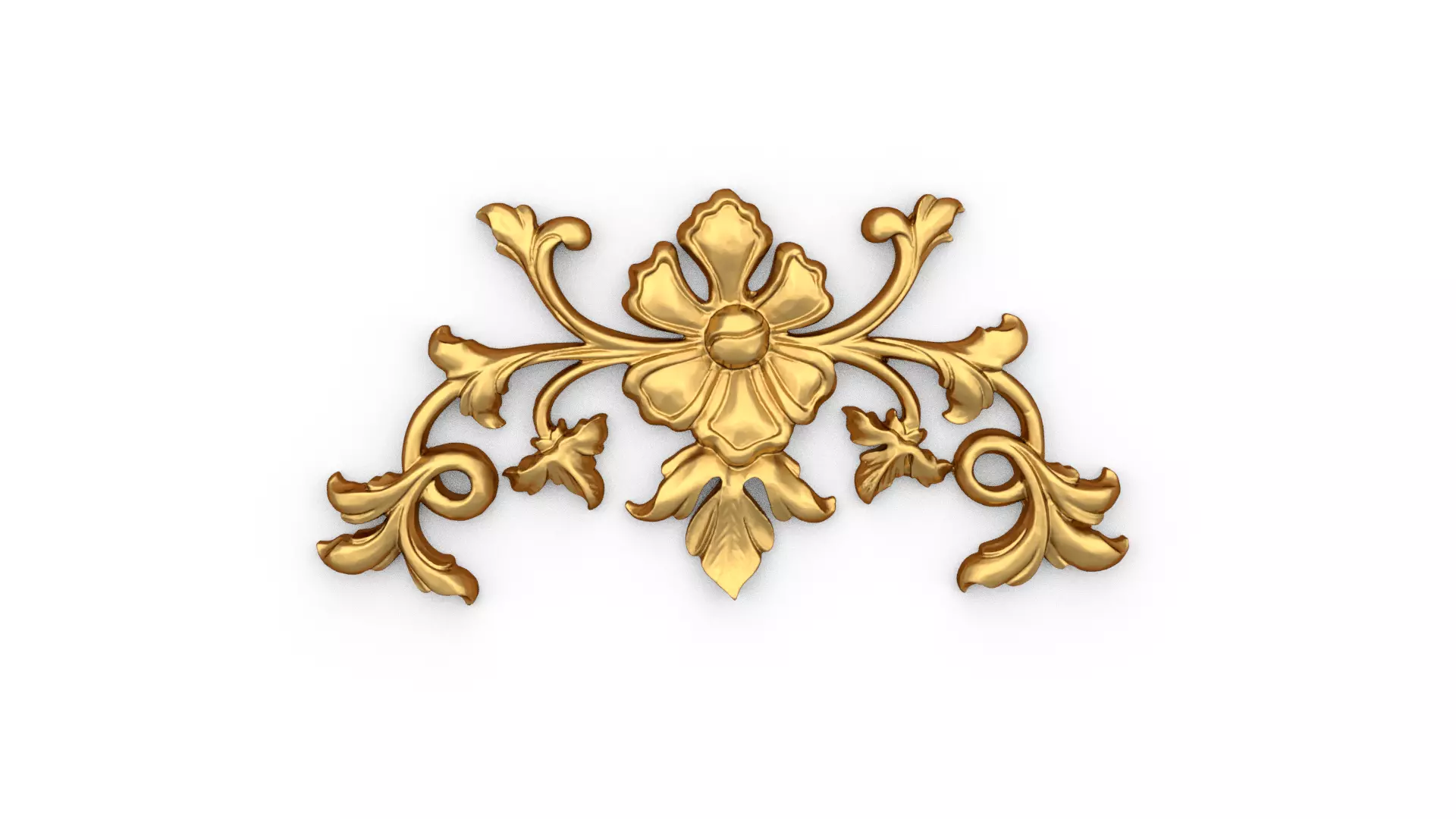 Classic decor ornament carved 73 3D model_0