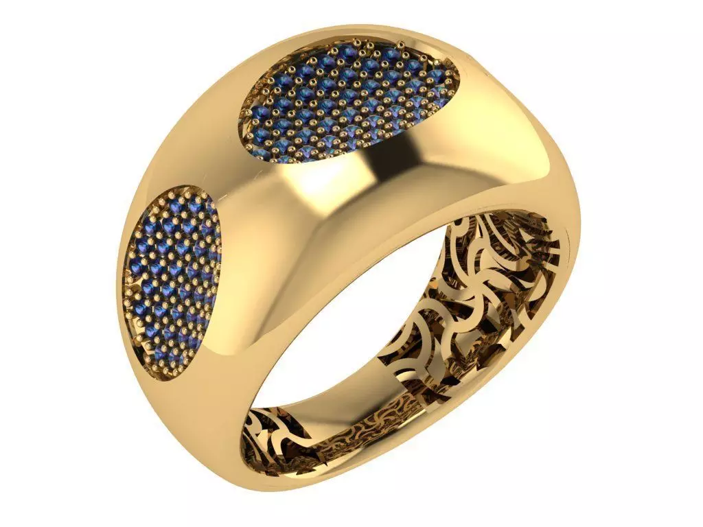 Ready Women Ring STL 3D Models 3D print model_0