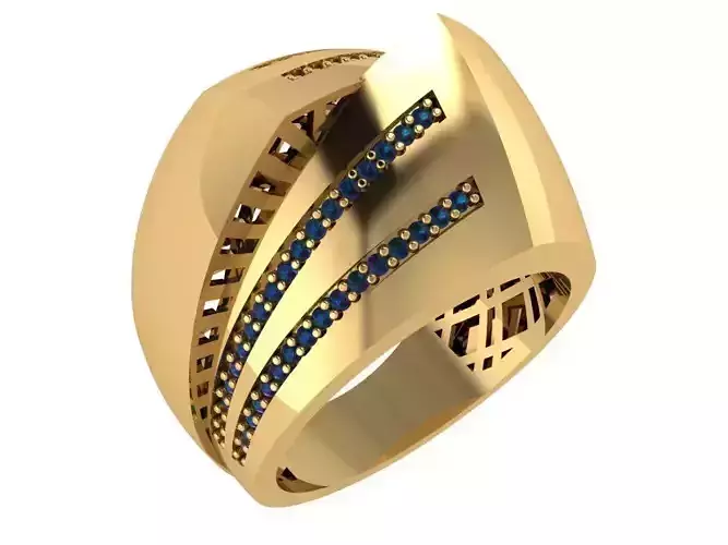 Ready Women Ring STL 3D Models  3D print model