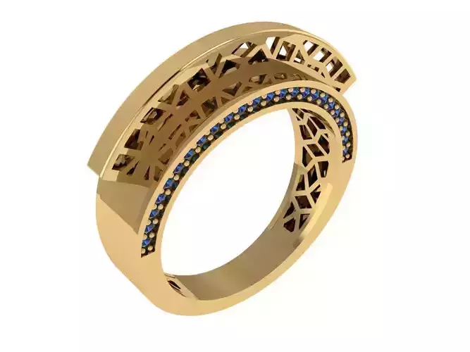 Ready Women Ring STL 3D Models  3D print model