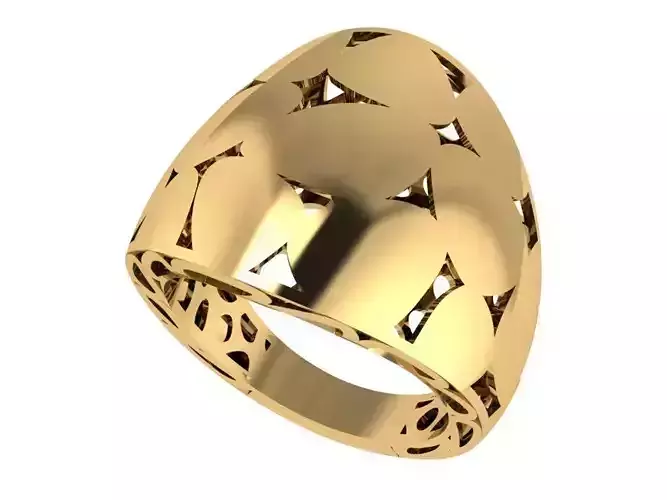 Ready Women Ring STL 3D Models  3D print model