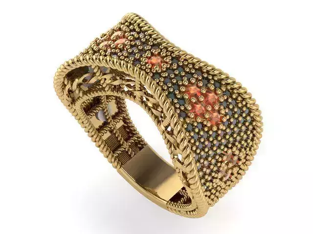 Ready Women Ring STL 3D Models  3D print model