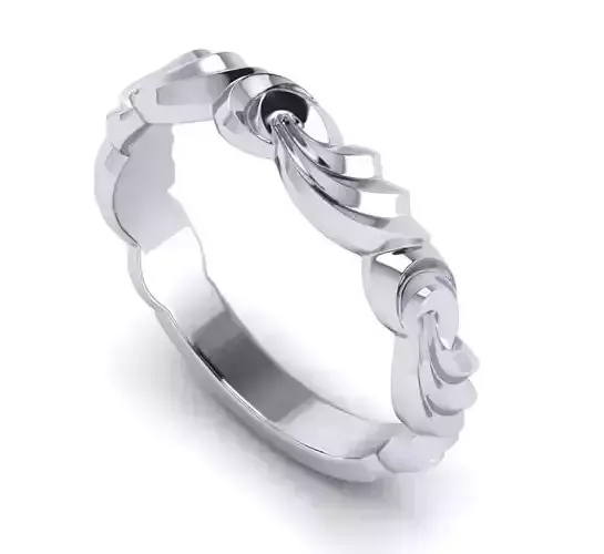 white gold vintage filigree wedding ring 