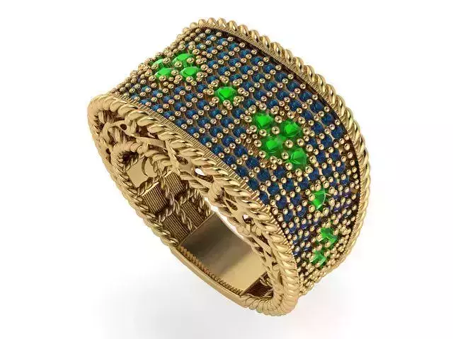 Ready Women Ring STL 3D Models  3D print model