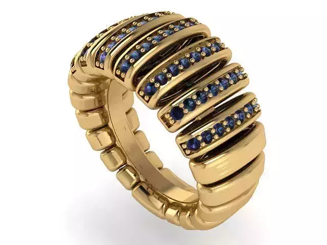 Ready Women Ring STL 3D Models  3D print model