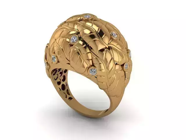 Ready Women Ring STL 3D Models  3D print model