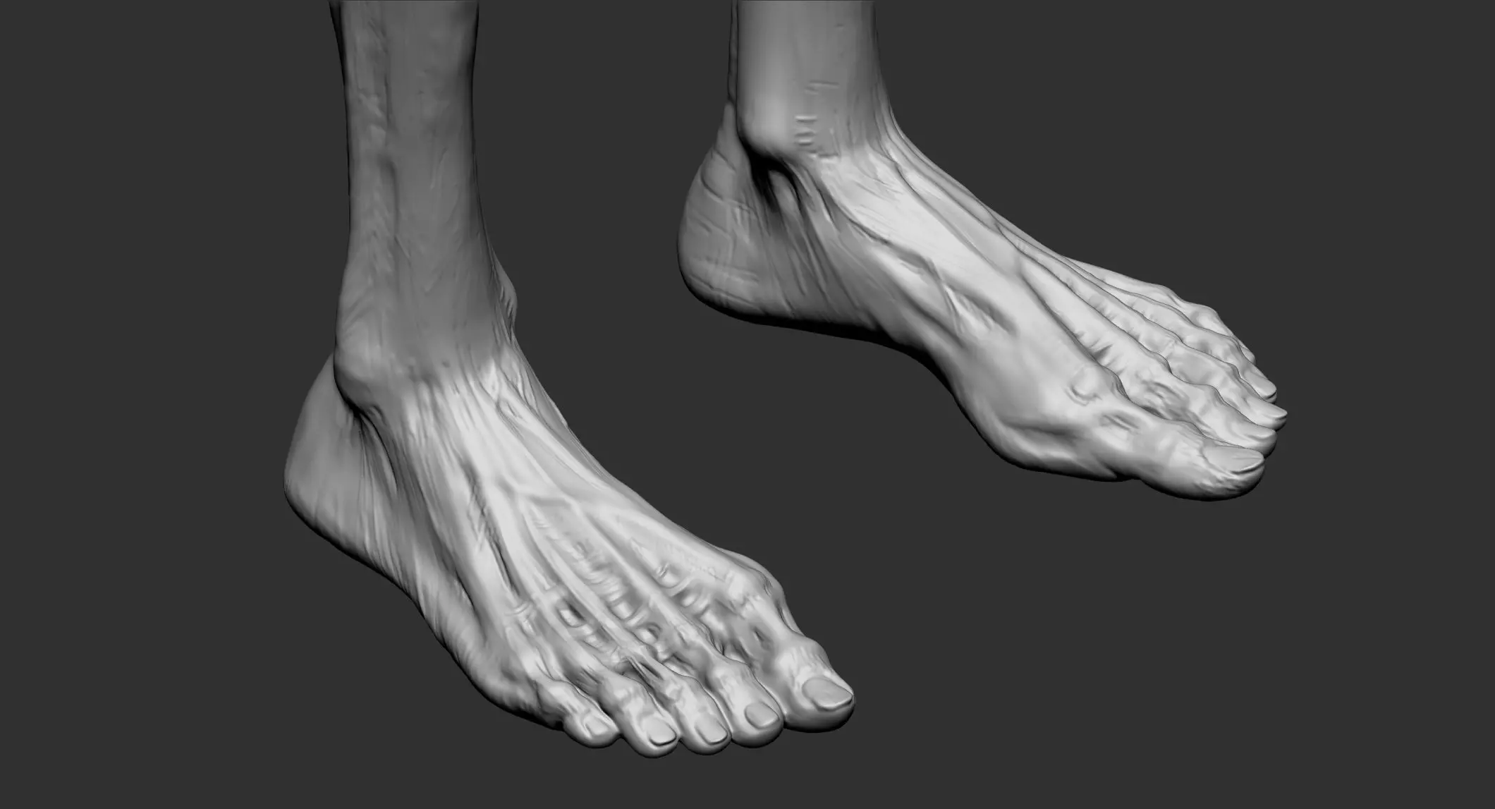 Zombie Creature High Poly 3D Model Basemesh 3D model_12