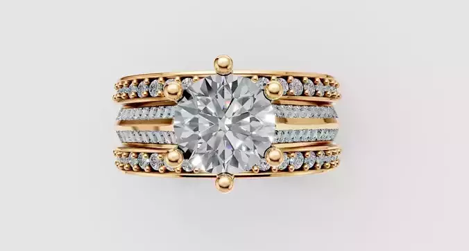 Round Diamond Engagement Ring