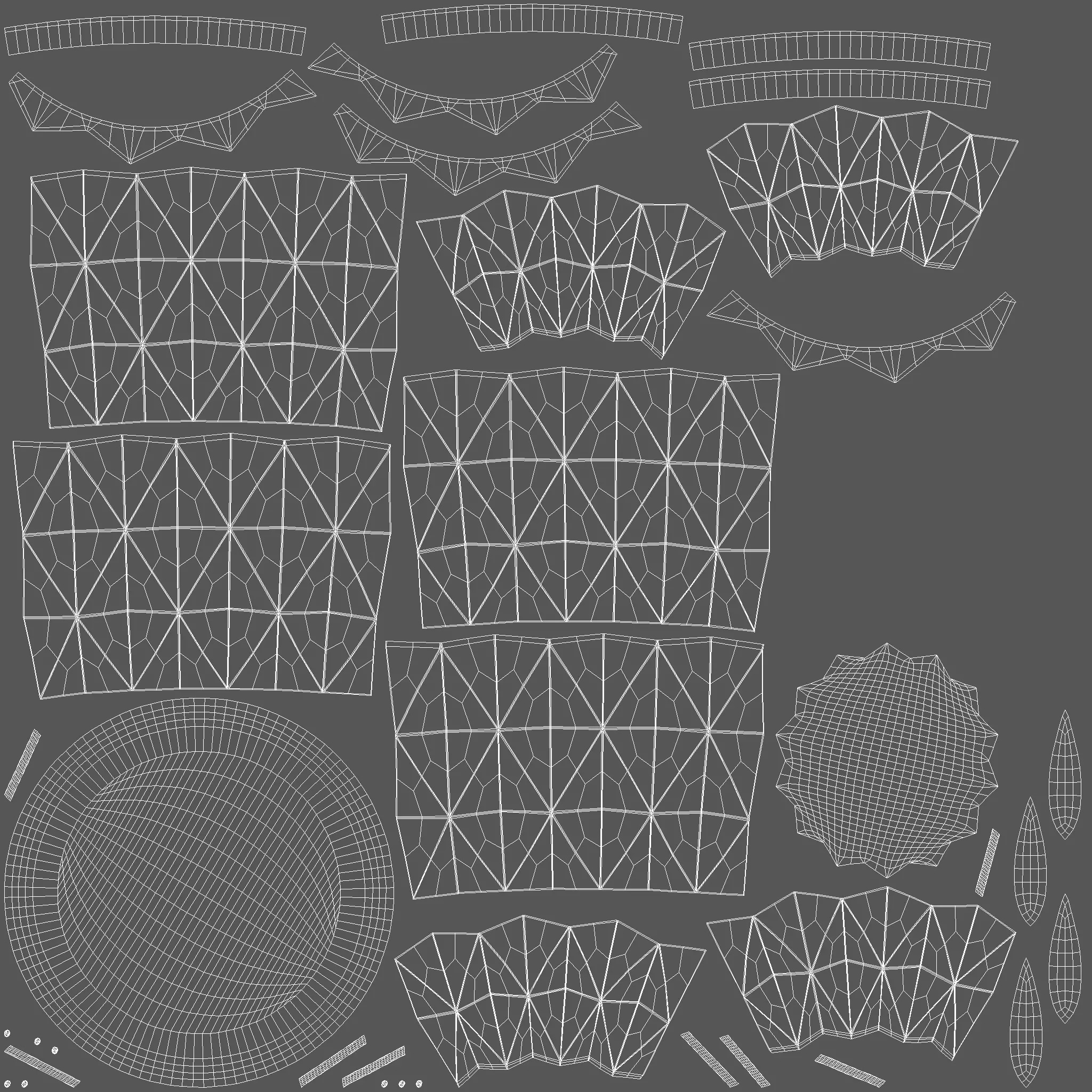 candle Low-poly 3D model_8