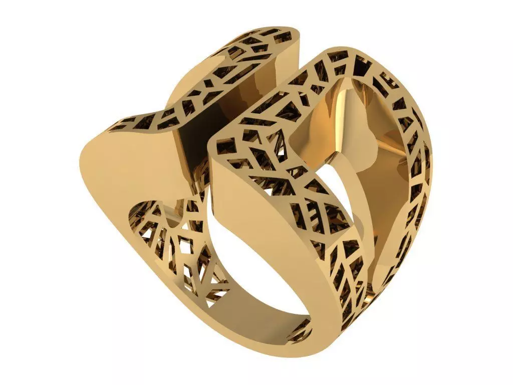 Ready Women Ring STL 3D Models  3D print model_0