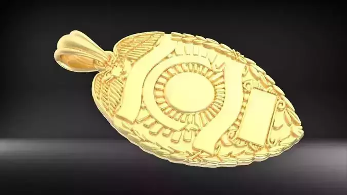 Personalize Police Badge with Your Rank Number Department