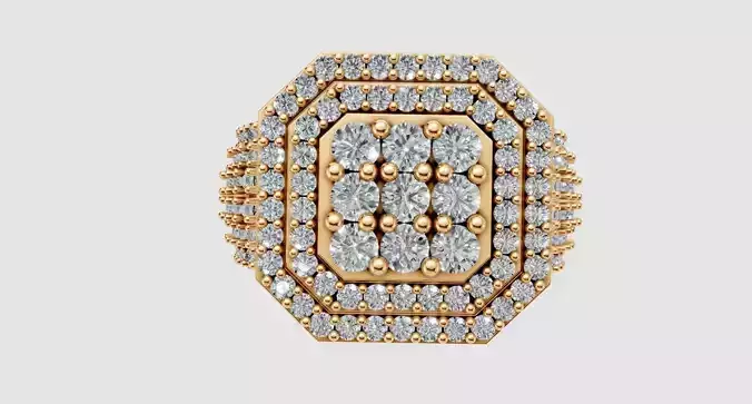 Coushion Engagement Ring