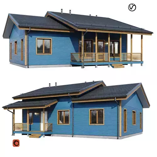 Alpine house Gusto 3D model