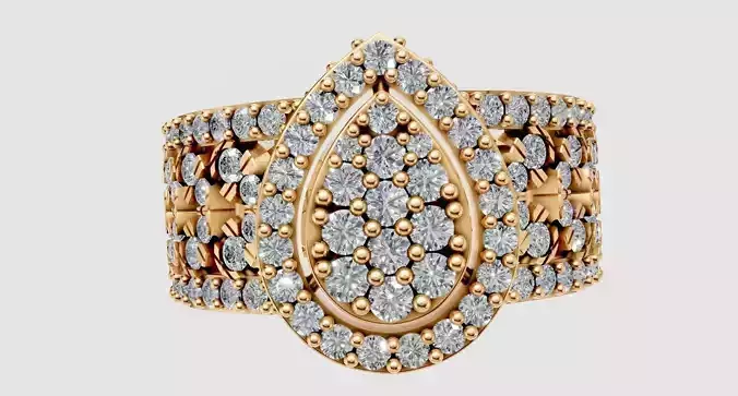 Pear Engagement Ring