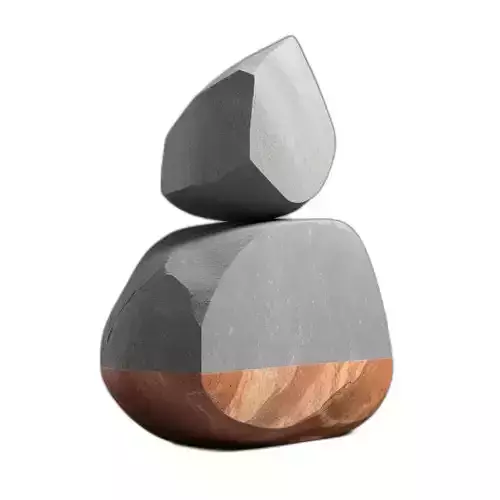 Abstract Stone Stacked Balance Decor