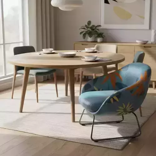 Deephouse  Chair 3d model-pbr high quality