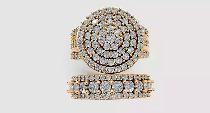 Round Engagement Ring